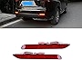 Xotic Tech 2pcs Reflector LED Rear Tail Brake Stop Turn Signal Fog Light Compatible with Toyota Avalon Sienna or Lexus IS-F RC250, Red (OE Part Num # 81920-08010/81920-48012/81910-08010/81910-48012)