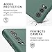 kwmobile Case for OnePlus Nord 2 5G Case - Soft Cover - Shockproof Silicone - Wireless Charging Forest Green
