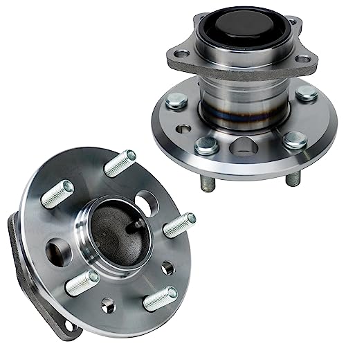 Image of Detroit Axle - 2.4L 4pc Steering Knuckles Kit for 2004 Toyota Camry, 2 Front Steering Knuckles & Wheel Bearing Hubs 2 Rear Wheel Bearing and Hubs [Vehicle Built in USA, NON ABS] Replacement