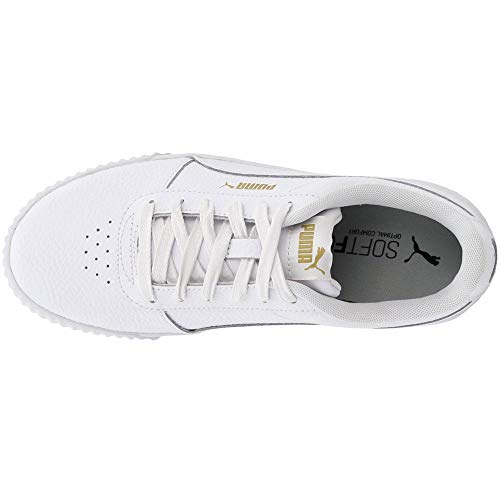 Image of Puma Women's Carina Sneaker, White White, 7 M US