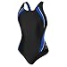 Speedo Women's Powerflex Eco Taper Splice Pulse Back One Piece Swimsuit