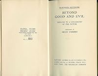 Beyond Good and Evil: The Complete Works of Friedrich Nietzsche. The First Complete and Authorised English Translation in Eighteen Volumes, Volume Twelve B004BVIFFQ Book Cover