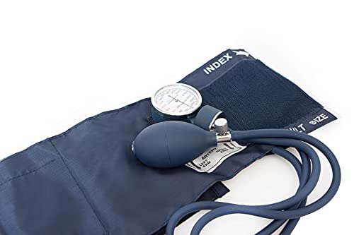 Primacare Ds-9181-Bl Professional Aneroid Sphygmomanometer And Sprague Rappaport Stethoscope, Manual Blood Pressure Kit With Cuff And Carrying Case, Blue #TOP2
