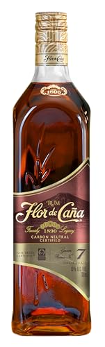 Flor de Caña Ron 7 Años Gran Reserva - 1 botella de 70 cl