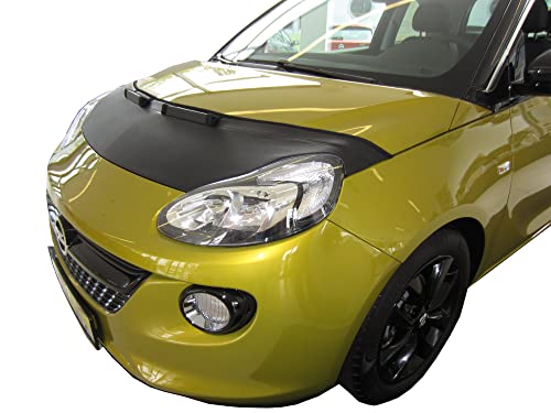 Hood Bra Front End Nose Mask Compatible with Vauxhall - Opel Adam Since 2012 Bonnet Bra STONEGUARD Protector Tuning