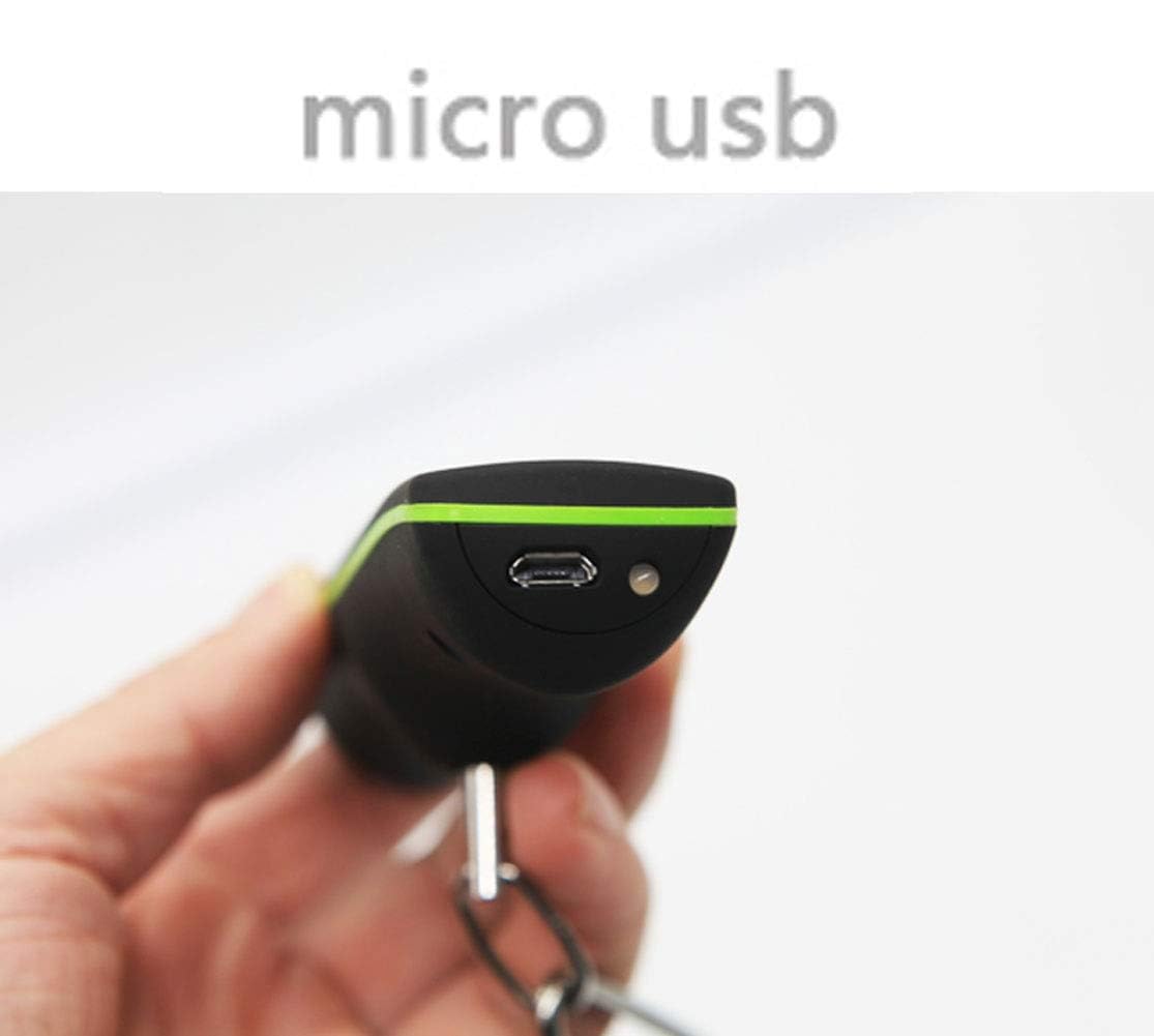 Mini bilancia elettronica portatile da 50 kg/110 libbre for bagagli aeronautici con ricarica USB, bilancia portatile con display retroilluminato Bilance