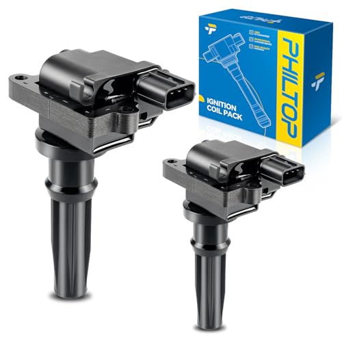 Image of PHILTOP UF285 Ignition Coil Pack - Compatible with 2001-2006 Optima 2.4L, 1999-2005 Sonata, 2001-2004 Santa Fe