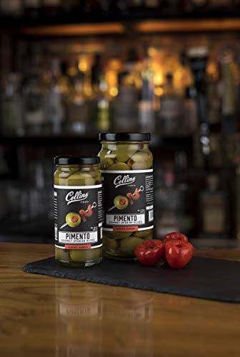 Collins O279 Pimento Stuffed Olives - Gourmet Cocktail Olives - Spanish Queen Olives With Pimento Pepper, Dirty Martini Cocktail And Condiment Olives 4.5Oz thumb #6