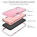 BENTOBEN for iPhone X Case, iPhone Xs Case, 3 in 1 Heavy Duty Rugged Hybrid Hard PC Soft TPU Bumper Shockproof Non-Slip Protective Cases Cover for iPhone X (2017) / iPhone Xs (2018) 5.8 inch, Pink