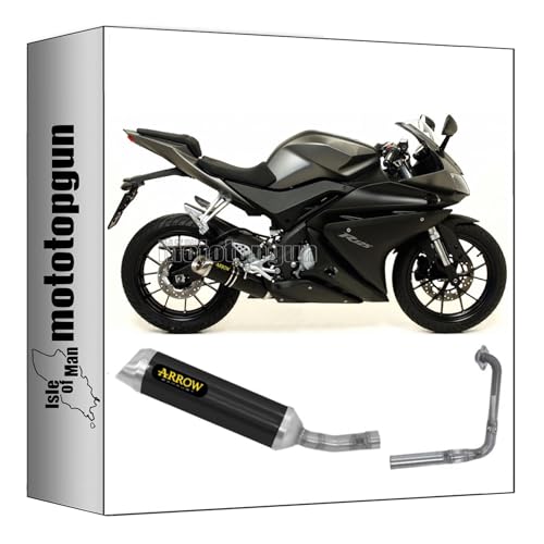 Tubo de escape completo Arrow para mejorar tus rutas diarias en tu Yamaha YZF R125