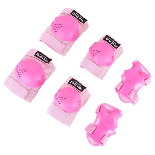 BOSONER Kids/Youth Knee Pads Elbow Pads Wrist Guards Set for 3-15 Years, Child Protective Gear Set for Multi-Sports Outdoor, Roller Skates, Cycling, BMX Bike, Skateboard, Inline Skating, Scooter