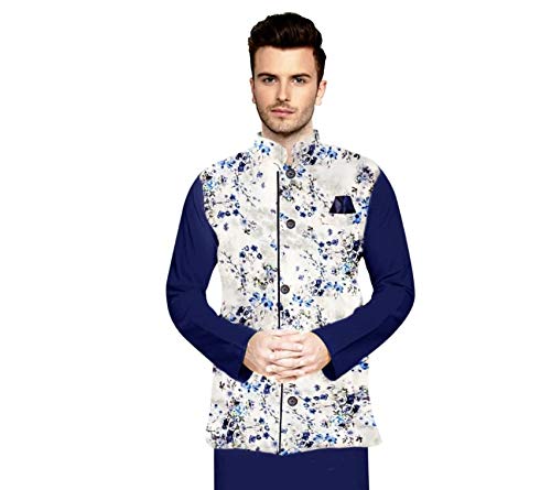 Men's Nehru Jacket/Waistcoat Cotton Fabric