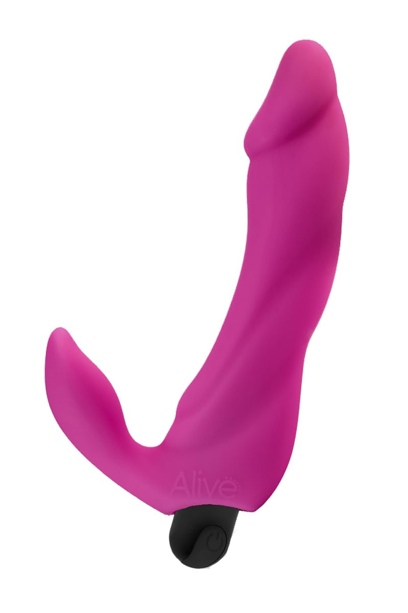 ALIVE - BIFUN Pro Vibrator Dildo Pink 14.9 CM