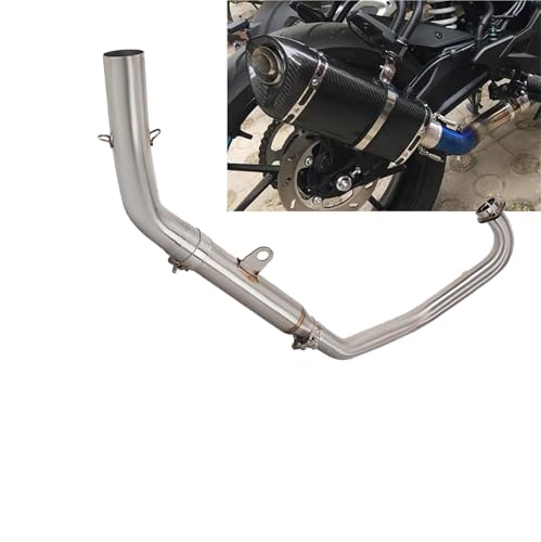 Raccord de tuyau central avant d'échappement argent pour CFMoto NK250 250SR NK300 300SS