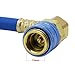 OCR R134A Charging Hose with Measuring Pressure Gauge, AC Refrigerant Recharge Kit, Auto Car Air Conditioning U Charging Hose Adapter with R134A Quick Coupler