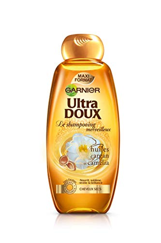 Garnier Ultra Mild Argan and Camellia Oil Shampoo for Dry Hair 400 ml - Image 4