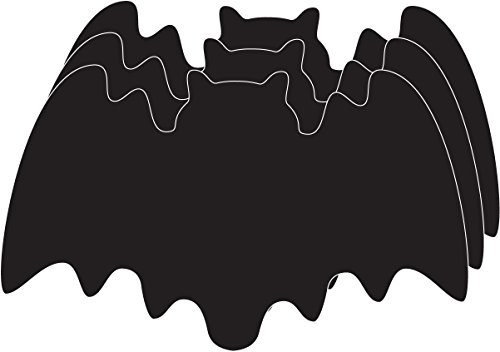 3” Bat Single-Color Creative Paper Cut-Outs, 31 Cut-Outs in a Pack for Halloween Décor and Kids’ Craft Projects for School/Classroom.