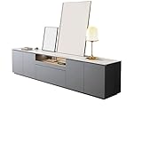 Les grands supports TV augmentent la surface de contact entre le bas et le sol et ont de meilleures performances de charge. Les supports TV modernes conviennent à la plupart des téléviseurs domestiques, offrant un grand espace de rangement pour les lecteurs multimédias, les consoles de jeux, les livres, les composants TV et autres œuvres d'art de décoration intérieure, gardant votre salon propre et loin de l'encombrement.