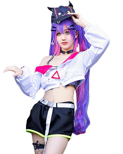 [milky time] 常闇トワ コスプレ ホロライブ hololive VTuber ハロウィン 靴 小悪魔 (衣装)の商品画像（Amazon）