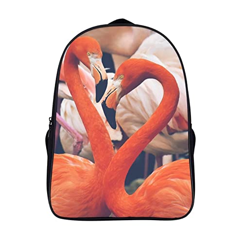 Sac à dos pour enfants et adultes Flamingo imperméable grand format 40x28x16cm pour le travail