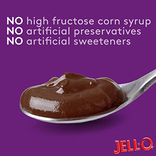Jell-O Original Chocolate Refrigerated Pudding Cups Snack (4 Ct Cups) #TOP2