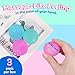 3pcs 1.45 Textured Stress Balls - Silky Soft Memory Gel - Squeeze Balls Fidget Balls for Anxiety Stress Relief Warm Series - Squishy Fidget Toy for Kids and Adults - Pack of 3