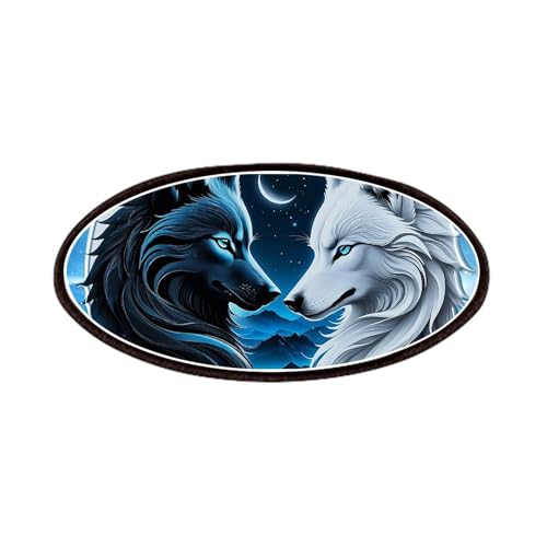 CafePress Two Majestic Wolf Heads 4