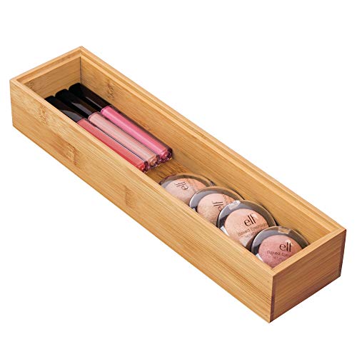 Idesign 41850 Interdesign Stackable Box-Bamboo, 3” X 12” X 2” Formbu Drawer Organizer - 3" X 12" X 2", 3" X 12" #TOP4