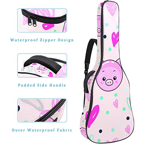 Hondank Housse imperméable pour guitare acoustique avec double bandoulière et poche Motif chaton mignon, Multicolore 07… - Les Beatles, Paul McCartney, John Lennon, RIngo Starr, George Harrison Hondank Housse imperméable pour guitare acoustique avec double bandoulière et poche Motif chaton mignon, Multicolore 07… – Image 5