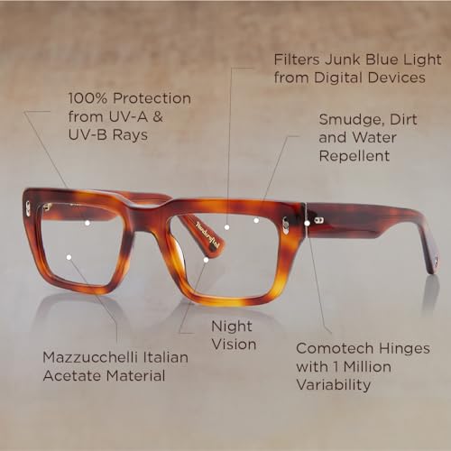 Image of Shisen Fox Habiki 2.0 Acetate Spectacles Frames for Men & Women with Demo Lenses | Classic Oval Full Rim Eyeglass Frame | Durable & Stylish Eye Frames for Men & Women