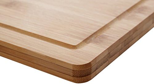 Premier Housewares Chopping Board with Handle, 34 x 26 cm - Bamboo