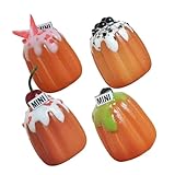 OSALADI 4stücke Miniatur-bäckereizubehör Aus Realistischen Mini-Kuchen Als Dekoration Für Puppenhausküchen Und Spielzeugausstellungen