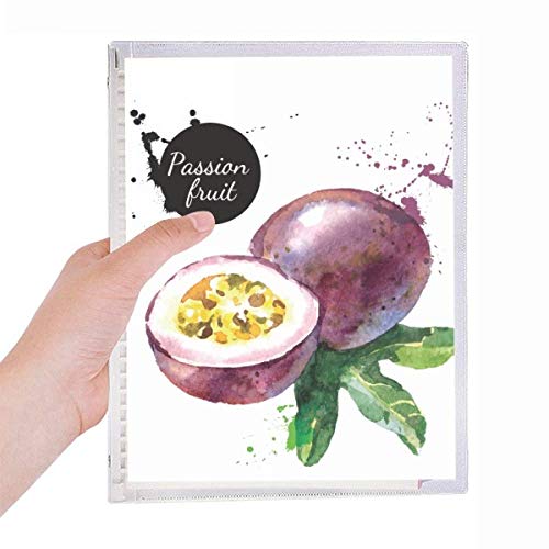 Carnet aquarelle passion fruit rechargeable à spirale pour artistes