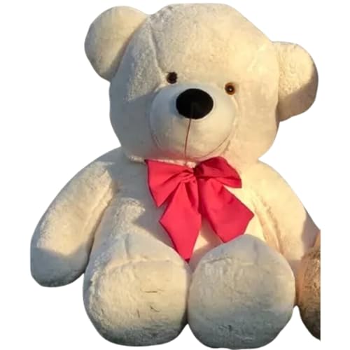 Urso de Pelúcia Grande Teddy 50 cm, Antialérgico (Baunilha)