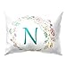 good01 Poszewka na poduszkę łapacz snów nadruk litery żakard, litery łapacz snów poszewka na poduszkę sofa łóżko poszewka na poduszkę dekoracja domu N