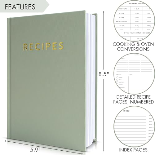 Zicoto ZIC-RECIPEB-SA_23-059A Aesthetic Blank Recipe Book thumb #2
