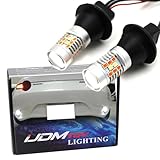 iJDMTOY (2) 28-SMD Red/White LED Backup Reverse Light/Rear Fog Lamp Conversion Compatible With 2016-up Mazda MX-5 ND