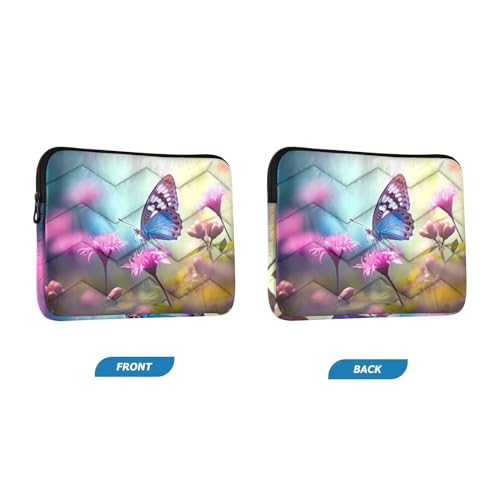 Funda para portátil Butterfly Flowers 13-14 pulgadas miniatura 2