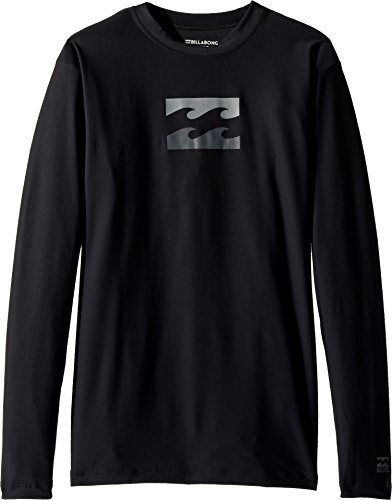Billabong Boys' All Day Wave Loose Fit Long Sleeve Rashguard Black 4