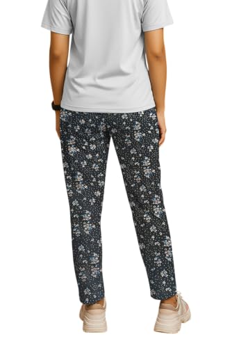 Image of TIRUPUR GUIDEFASHION Women's Cotton Printed Pyjama Black