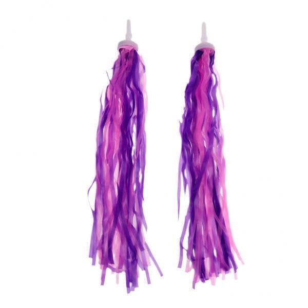 LOOM TREE® 5xBike Streamers Tricycle Kids Girls Handlebar Grip Tassels 2 Pack Purple | Cycling | Bicycle Components & Parts | Handlebar Grips Tape & Pads-image-35