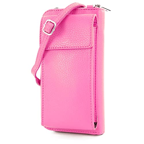 Portefeuille pour femme en cuir véritable modamoda de P05 italien maroquinerie