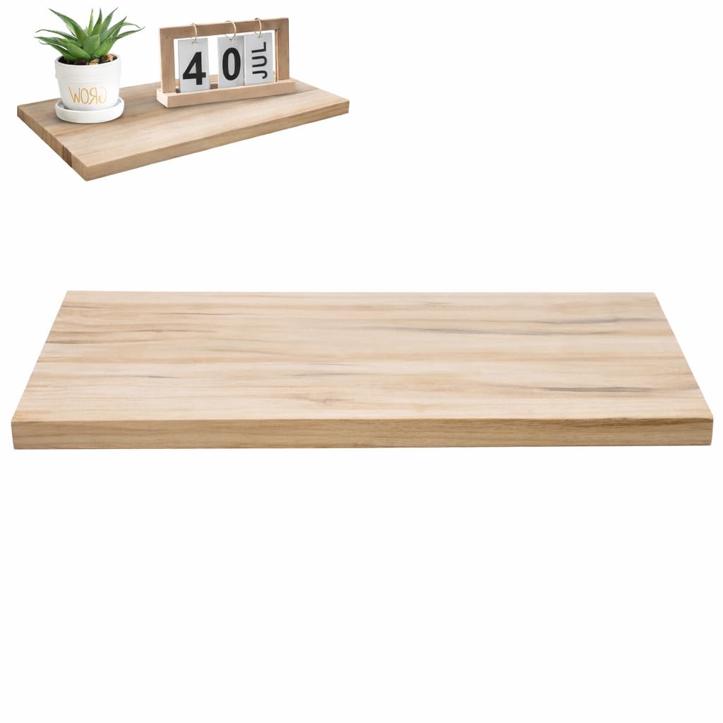 SUNBIRD Kitchen Counter Woode 25 mm Shelf Wood Art Board Chipboard for Wall Shelf DIY Crafts Home Decorations Door Hanger Sign Cpmpact Size 9x18 Inch Weight- 1kg+