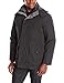 London Fog Men's Bonded Microfiber Parka with Detachable Sherpa Lined Hood