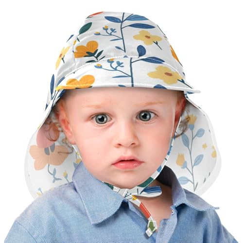 Infant Beach Hats Baby Boys Beach Caps Baby Girls' UPF 50+ Adjustable Traveling Swim Hat2