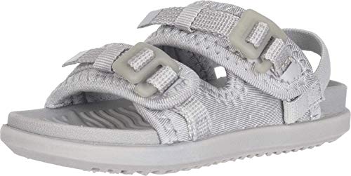 Native Shoes Kids Davis Open-Toe c- EVA Upper, Perforated and Cushioned Footbed Sandals - Pigeon Grey 11 Little Kid M