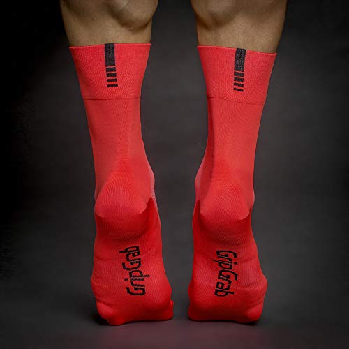 Image of GripGrab Lightweight SL Summer Cycling Socks - 2 Lengths, Road & Gravel | Breathable Coolmax mesh, stretch arch support, short ~3.5 in or tall ~6 in cuff - road, MTB, gravel & indoor biking