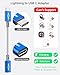 2 Pack Lightning to USB C Adapter, Fast Charging & Data Sync Adapter for iPhone 17 16 15 Pro Max Plus to USB-C, Compatible with Samsung S25/S24/S23, Not for Audio/OTG