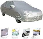 Artibetter Large Car Summer Sunscreen Cover 189X69X47In Breathable Outdoor Vehicle Dustproof Weatherproof Protection