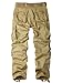 AKARMY Men's Camo Cargo Work Pants Cotton Military Army Casual Tactical Combat Pants with 8 Pockets Khaki 38x30